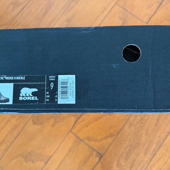 Sorel Women's Joan of Arctic Wedge II Buckle Boot Light Rain Waterproof - Quarry - Picture 12 of 12